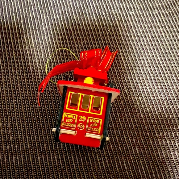 Cable Car Ornament - Picture 2 of 3